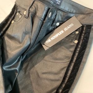 The Kooples Lizy Ankle Cut Coated Jean _NWT